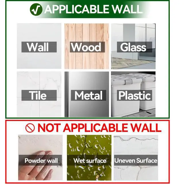 Alt view image 6 of 7 - 8.5" x 11" Acrylic Sign Holder Wall Mount, Acrylic Wall Sign Holder With Tape,Clear Plexiglass Self-adhesive Plastic Display Frame, Door/Window Sign Holder 12 pack No Drilling