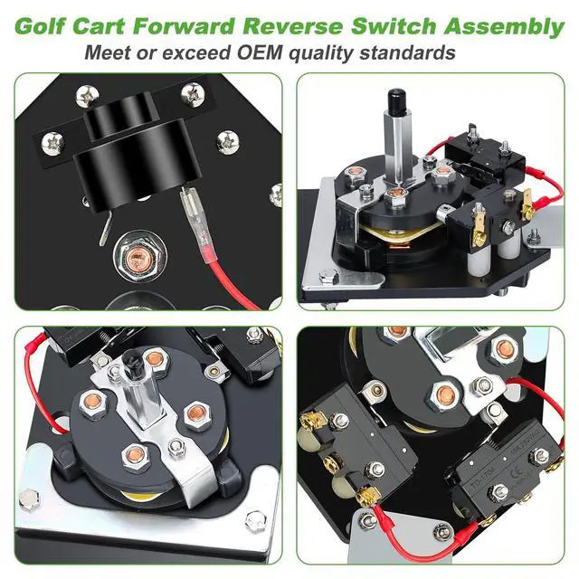 Alt view image 5 of 7 - Golf Cart Heavy Duty Forward and Reverse Switch Assembly Fits for EZGO TXT 1994 - Up, Replaces OEM# 70578-G01