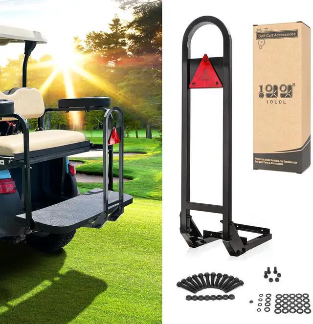 Main image of Universal Golf Cart Rear Seat Safety Grab Bar Fits for Club Car DS/Precedent and for EZGO TXT RXV