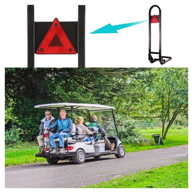 Alt view image 6 of 7 - Universal Golf Cart Rear Seat Safety Grab Bar Fits for Club Car DS/Precedent and for EZGO TXT RXV
