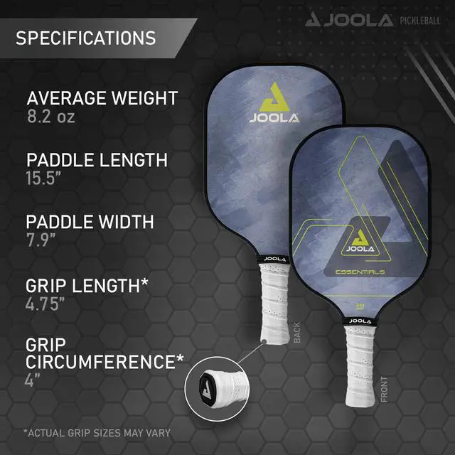 Alt view image 5 of 6 - Pickleball Paddle Reinforced Fiberglass Surface, Honeycomb Polypropylene Core, USAP Approved Paddles, Durable & Beginner-Friendly Pickleball Racket w/Comfortable Grip, Multiple Colors
