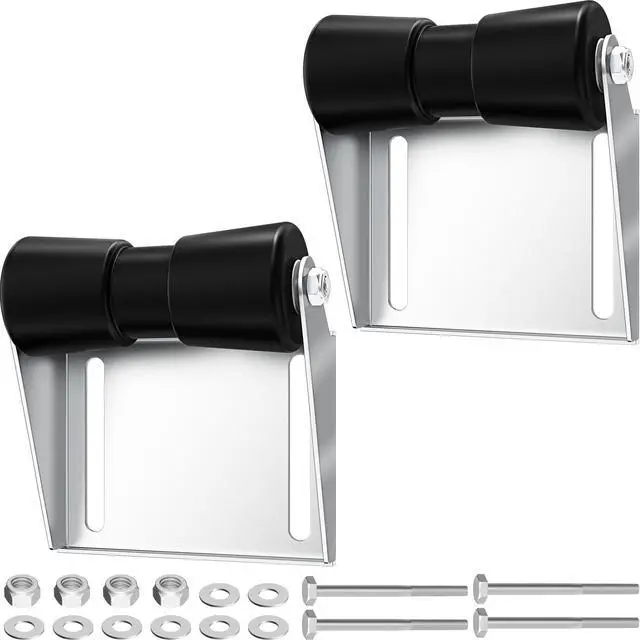 Main image of Boat Trailer Roller with Bracket Keel Roller Assembly Kit for Boat Trailer, Boat Trailer Keel Roller Bracket