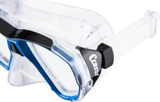 Alt view image 7 of 7 - Mask and Snorkel Kit for Snorkeling and Freediving - Wide View and Dry Snorkel- Big Eyes & Seal Dry - Made in Italy