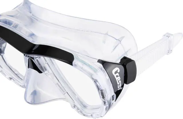 Alt view image 7 of 7 - Mask and Snorkel Kit for Snorkeling and Freediving - Wide View and Dry Snorkel- Big Eyes & Seal Dry - Made in Italy