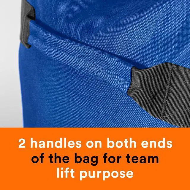 Alt view image 6 of 6 - 130L 36" Heavy Duty Extra Large Sports Gym Equipment Travel Duffle Bag W/Adjustable Shoulder Strap & 7 Compartments. Perfect for Soccer Baseball Basketball Hockey Football, Team Coaches & More