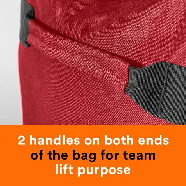 Alt view image 6 of 6 - 130L 36" Heavy Duty Extra Large Sports Gym Equipment Travel Duffle Bag W/Adjustable Shoulder Strap & 7 Compartments. Perfect for Soccer Baseball Basketball Hockey Football, Team Coaches & More