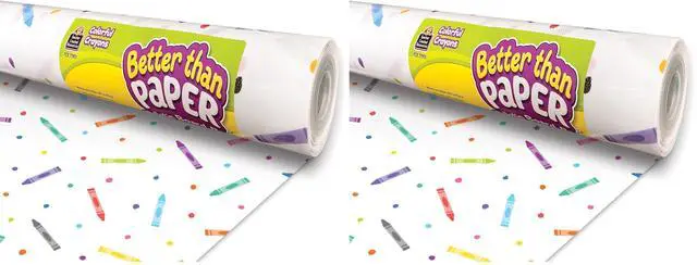 Main image of Colorful Crayons Better Than Paper Bulletin Board Roll (Pack of 2)