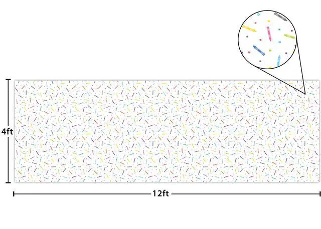 Alt view image 3 of 4 - Colorful Crayons Better Than Paper Bulletin Board Roll (Pack of 2)
