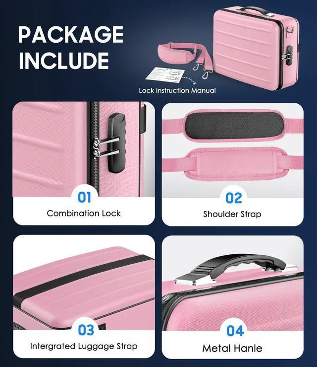 Alt view image 6 of 7 - Fireproof Document Box with Lock, Hard-Shell Fireproof Safe for Home Documents, Portable Travel Fire Proof File Box for Passport Laptop Certificates, Rose Gold