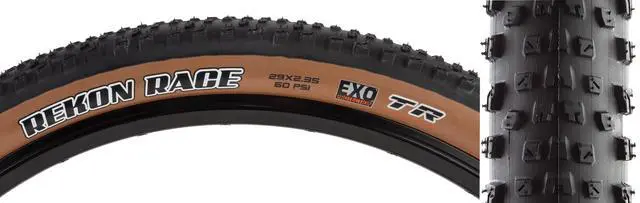 Alt view image 6 of 7 - Rekon Race | Dual Compound - EXO | XC Tire Tubeless | Semi-Slick Low-Profile XC Tread, EXO Sidewall Protection, Tubeless Ready