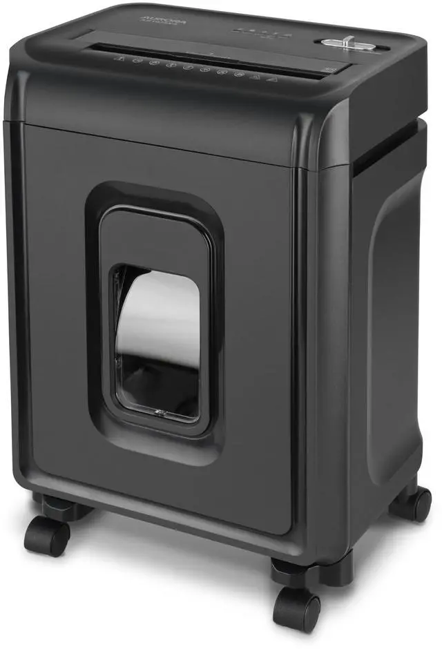 Main image of AU1035XA 10-Sheet Crosscut Paper/Credit Card Shredder with 4-Gallon Pullout Wastebasket