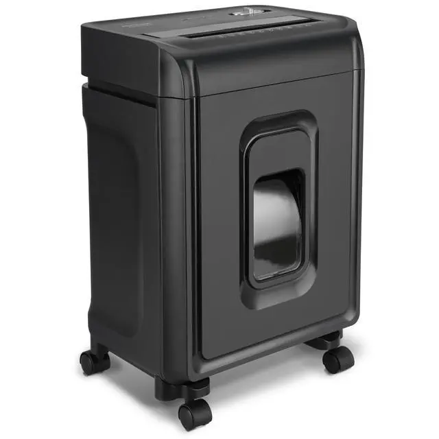 Alt view image 7 of 7 - AU1035XA 10-Sheet Crosscut Paper/Credit Card Shredder with 4-Gallon Pullout Wastebasket