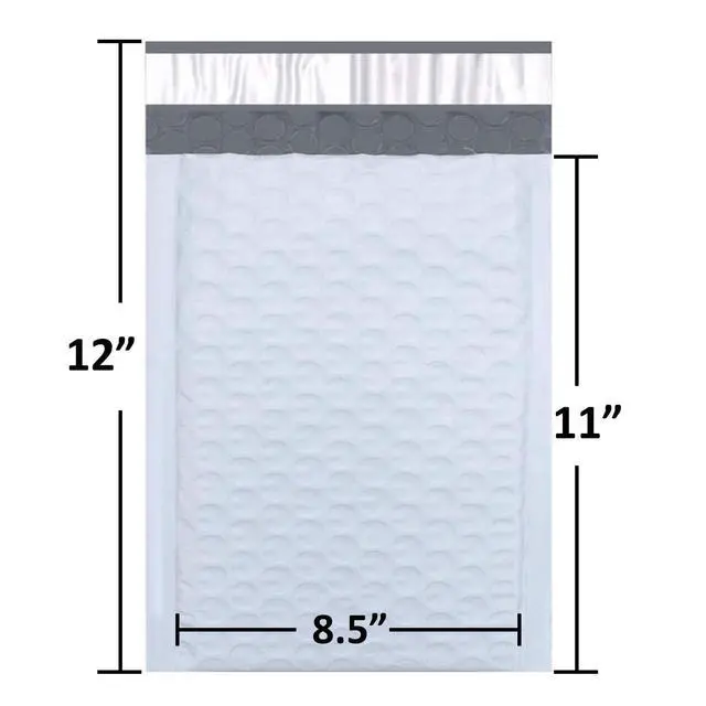 Alt view image 2 of 3 - #2 Poly Bubble Mailers 8.5X12 inches Padded Envelope Mailer Waterproof Pack of 200