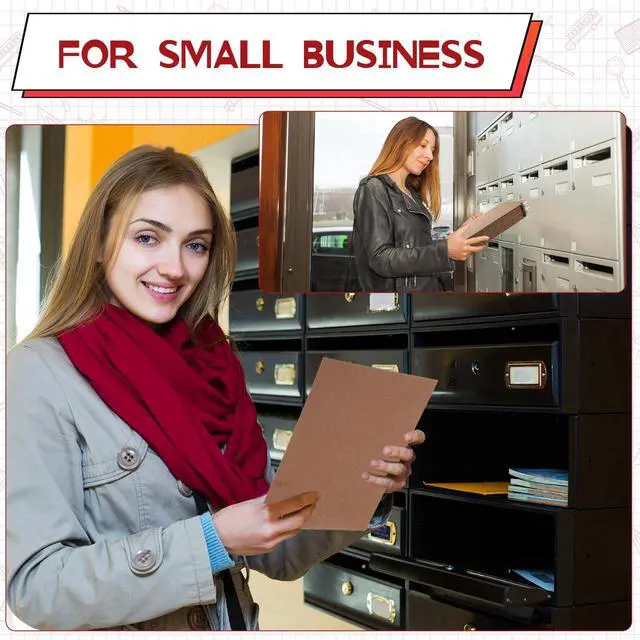 Alt view image 4 of 7 - 400 Pieces 6x8 Rigid Photo Mailers, 350gsm Keep Flat Cardboard Shipping Envelopes with Self Adhesive for Photos, Documents, Prints, CDs, Small Business Mailing