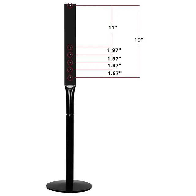 Alt view image 5 of 7 - Parking Sign Post 48" Heavy Duty Cast Iron Parking Signs Stand, Movable Sign Stand for Hanging Signs, Black 15 pounds