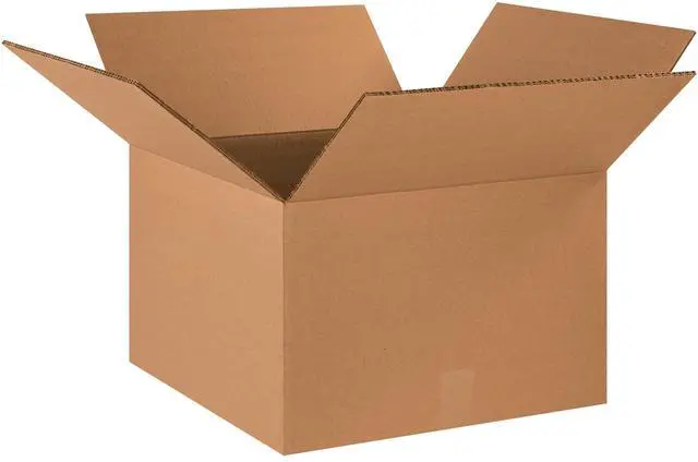 Main image of HD181812DW Heavy-Duty Double Wall Corrugated Cardboard Box 18" L x 18" W x 12" H, Kraft, for Shipping, Packing and Moving (Pack of 10)