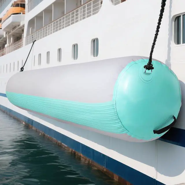 Main image of Inflatable Boat Fender Boat Bumper, 10FT/6FT/5FT Boat Bumper for Docking with 600W Electric Pump, PVC Dock Bumper for Tying up Fishing Boats, Jet Skis, Yachts, Pontoon Boat