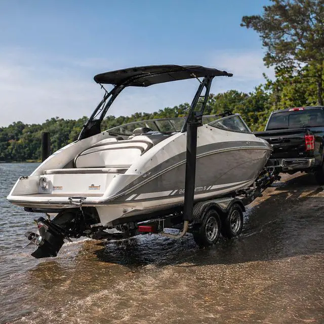 Alt view image 7 of 7 - Mad Dog Boat Trailer Guide Pole Pad and Cover with Capped Ends | 60 Inch | Black | Heavy Duty UV Fade Proof Canvas | Set of Two