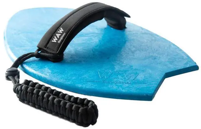 Main image of WAW Badfish Bodysurfing Handplane, Handboard, Body Surf Plane, Hand Surfer, Hand Paddle, Recycled Ocean Plastics