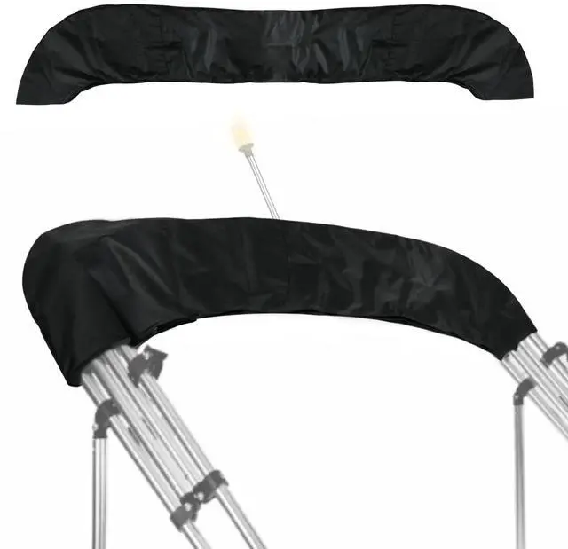 Main image of Oversize Replacement Bimini Top Canvas Storage Boot, Fit Large Bulky Bimini Tops with Large Frames or Oversize Frames, such as Pontoon Boats etc, Fit Very Large Tubing-Fit Up to 103" / 8.5' Wide Black