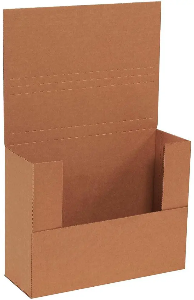 Main image of Flat Mailer Shipping Boxes 11.125"L x 8.625"W x 4"H Medium 50-Pack | Corrugated Cardboard Box for Small or Large Business Packaging, Mailing, and Storage