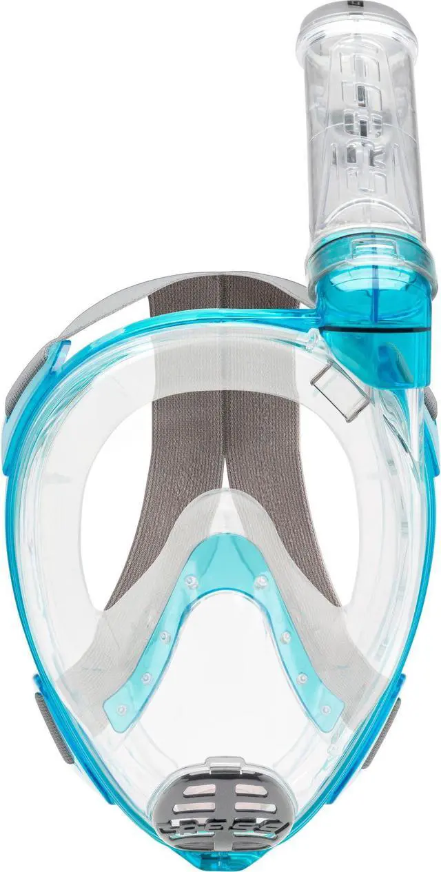 Alt view image 2 of 6 - Kids Snorkeling Full Face Mask - Wide Clear View, Easy Breathing: Safety First - Baron XS: Designed in Italy
