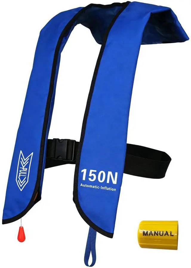 Main image of Inflatable Life-Jacket for Adults| Life-Vest Inflation-PFD with Whistle| Automatic & Manual Lightweight Supports up to 300 lbs for Kayaking Fishing Boating