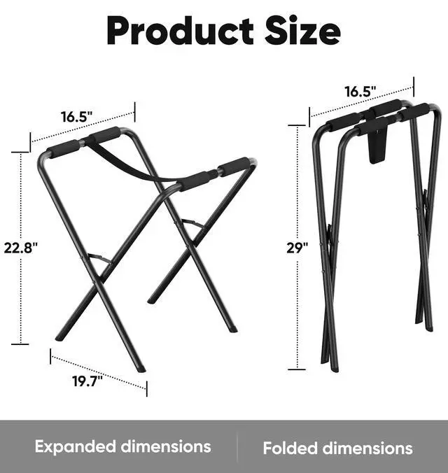 Alt view image 2 of 7 - Folding Kayak Stand, 180 lbs Capacity Heavy Duty Metal Kayak Storage Rack for Canoe, SUP & Paddle Board, Portable Kayak Rack for Outdoor & Indoor