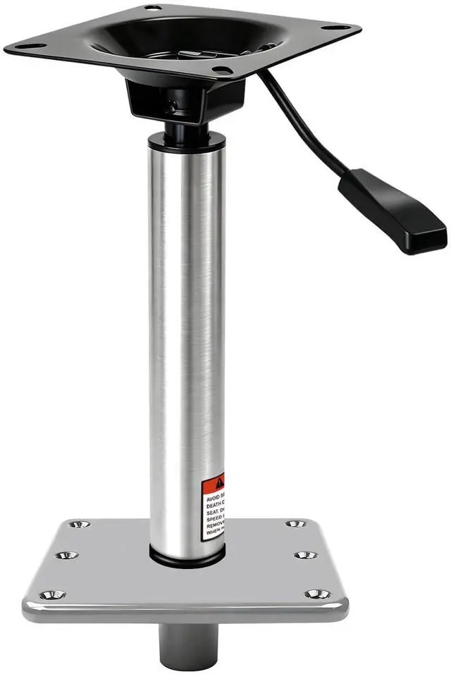 Main image of Lock'N-Pin 3/4" Adjustable Boat Seat Pin Post, (13"-19") (18"-24") (24"-30") Height Adjustable Non-Threaded Power Pedestal for Marine Fishing Bass Pontoon Boat