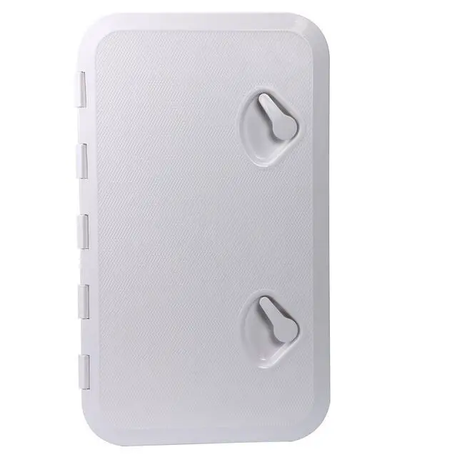 Alt view image 5 of 7 - Boat Hatch 24" X 14", 180 Degree Lid Hinge Boat Deck Hatch, Marine Hatch with Non Slip Surface, Durable Construction Boat Access Hatch & Lid, Weatherproof and Easy to Install