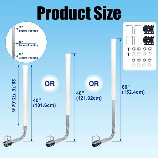 Alt view image 3 of 7 - 1 Pair of Boat Trailer Guide, Trailer Guide Ons Galvanized Steel for Boat, Fishing Boat, Sailboat Trailer, Silver, L or T Shaped