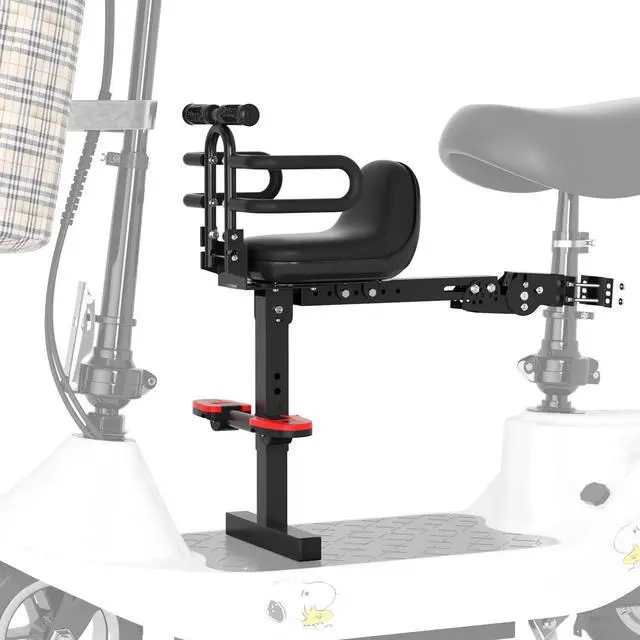 Main image of Bike Child Seat,Front Mount Detachable Bicycle Kids Seat, Child Seat with Shock Absorbing Pedal GuardrailSuitable for Pedal Scooter Motorcycle Bicycle