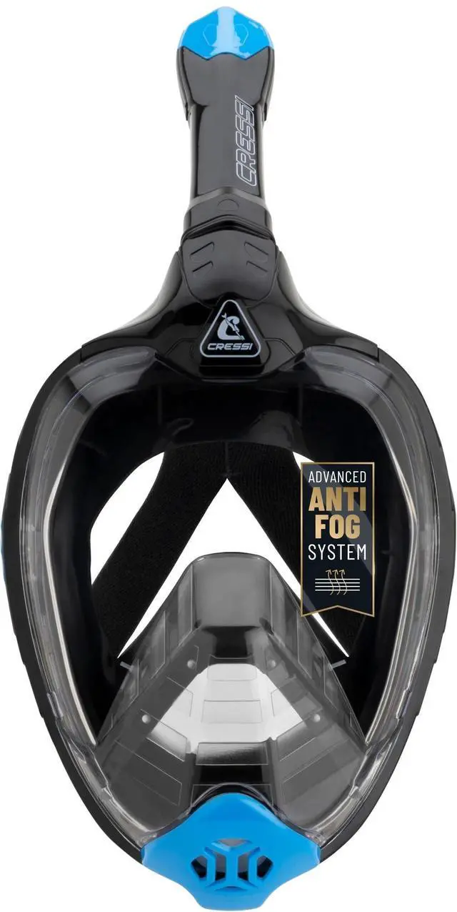 Alt view image 2 of 7 - Adult Snorkeling Full Face Mask - Wide Clear View, Anti-Fog System - Easy Breathing: Safety First - Bali: Designed in Italy