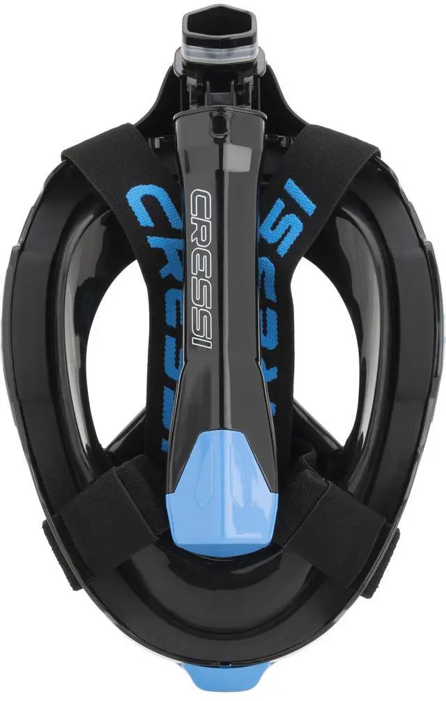 Alt view image 3 of 7 - Adult Snorkeling Full Face Mask - Wide Clear View, Anti-Fog System - Easy Breathing: Safety First - Bali: Designed in Italy