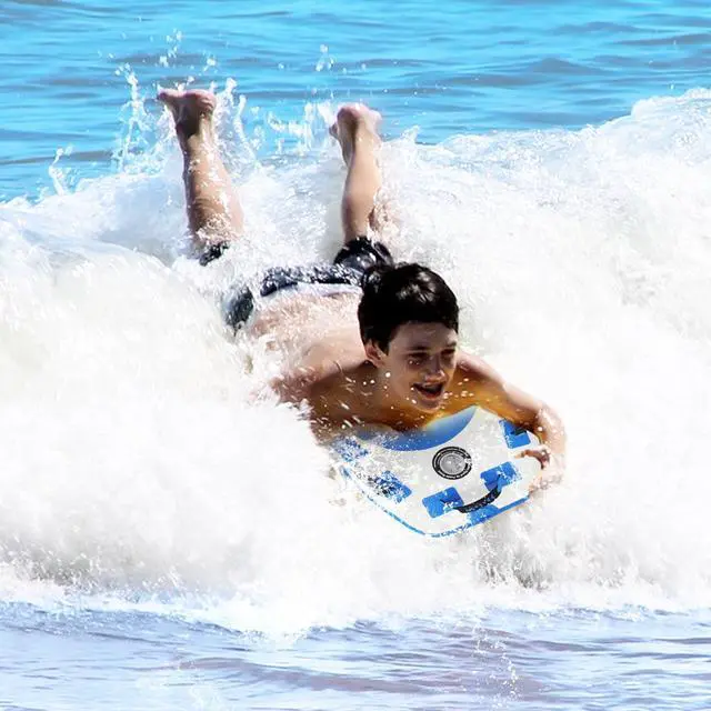 Alt view image 7 of 7 - Body Board Inflatable, Surfboards BodyBoards for Beach River, Foldable Design for Easy Storage and Transport