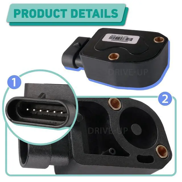 Alt view image 3 of 6 - Golf Cart Throttle Sensor for Club Car Precedent/Tempo/Onward 2010-Up Gas Models with 2nd Gen Accelerator Pedal Assembly, Replaces OEM #N34-1173(G)