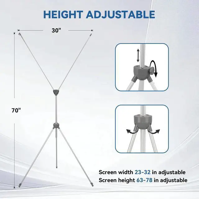 Alt view image 2 of 6 - 4 Pack Adjustable X Banner Stand for Display Banner Holder Stand Adjustable Size 23"X63" to 32"X78" with Carrying Bag Ideal for Mall Promotions Trade Shows