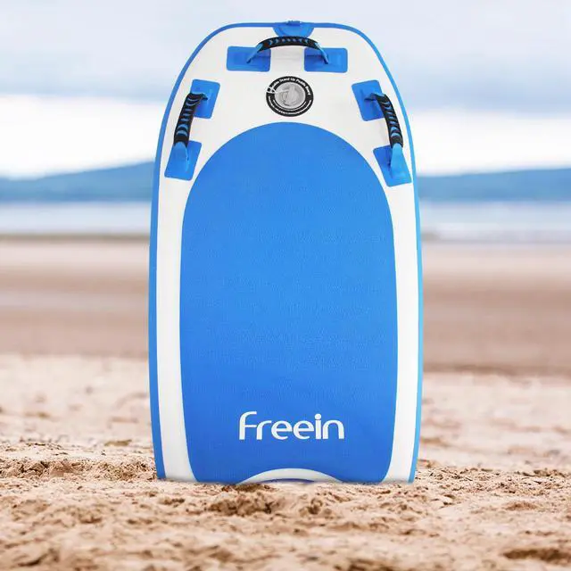 Alt view image 6 of 7 - Body Board Inflatable, Surfboards BodyBoards for Beach River, Foldable Design for Easy Storage and Transport