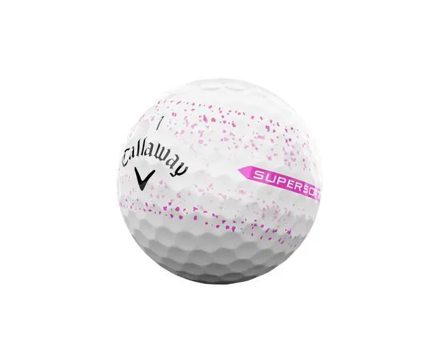 Alt view image 2 of 5 - Golf Supersoft Golf Balls (2023 Version, Pink Splatter)