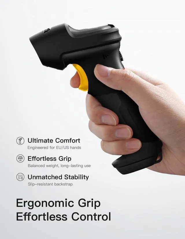 Alt view image 6 of 7 - 2D Barcode Scanner, Wireless Bluetooth QR Code Scanner with AI APP & SDK, 180-Day Battery Life, Fast & Accurate Scanning, Compatible with iOS/Android/Windows