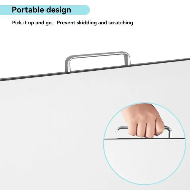 Alt view image 3 of 7 - Heavy-Duty A Frame Sidewalk Sign 24x36 Inch Sandwich Board,Outdoor Poster Stand Portable Folding Store Advertising Display Stand, Black 2 PackFrame Only