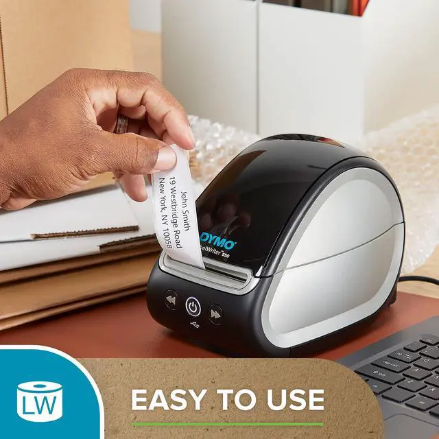 Alt view image 7 of 7 - LW Durable Industrial Labels for LabelWriter Label Printers, White Poly, 2-1/4 x 1-1/4, 1 Roll of 800