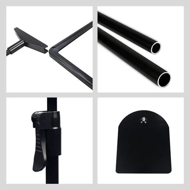 Alt view image 5 of 6 - Sign Holder Stand,Sign Stand for Display,Adjustable Sign Holders For Table TopTable Sign Holders 8.5 x 11,8 Packs,Black