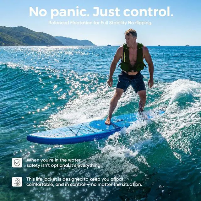 Alt view image 3 of 7 - Adjustable Lightweight Breathable Water Safety Life Jacket | Classic Unisex Design | Multi-Functional Dual Storage Pockets | Suitable for Various Water Activities