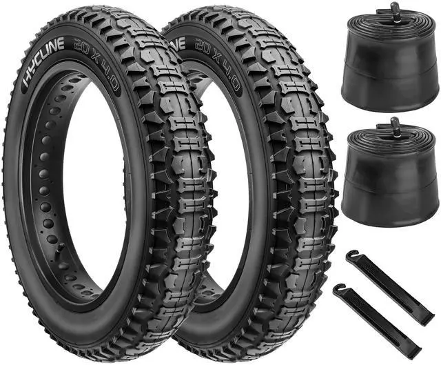 Main image of Ebike Replacement Fat Tire: 20x4.0/26x4.0 Inch Heavy Duty Folding Electric Fat Tires, All-Terrain High-Density Bicycle Tires for Street or Trail Riding