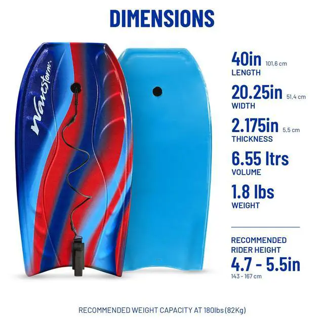 Alt view image 4 of 7 - Foam Bodyboard 40"
