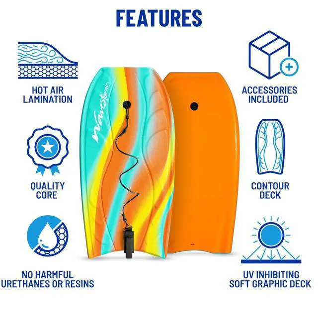 Alt view image 5 of 7 - Foam Bodyboard 40"