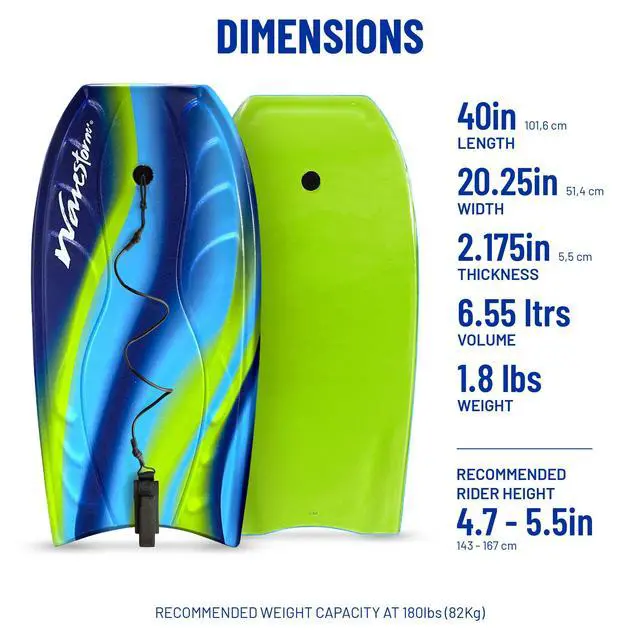 Alt view image 4 of 7 - Foam Bodyboard 40"
