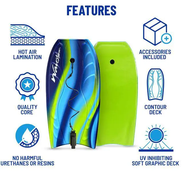 Alt view image 5 of 7 - Foam Bodyboard 40"