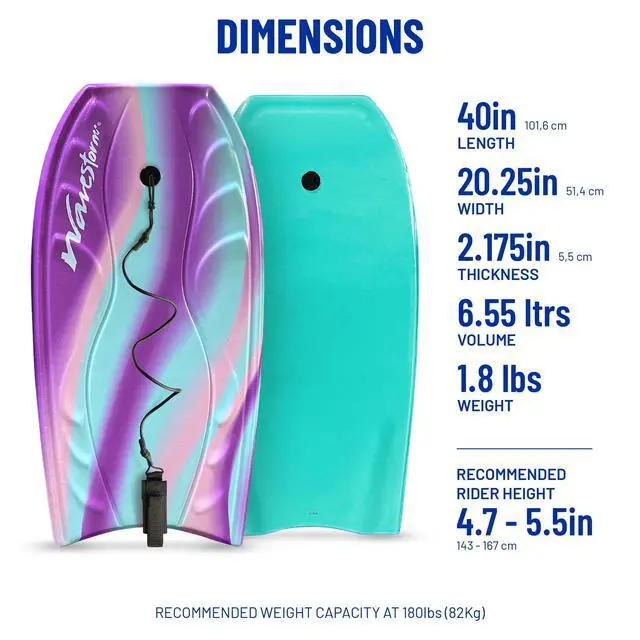 Alt view image 4 of 7 - Foam Bodyboard 40"